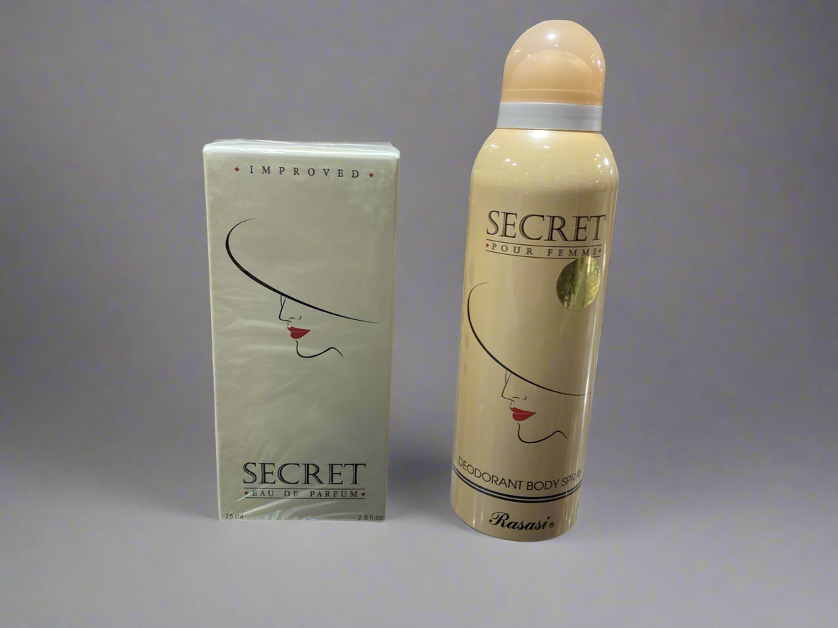 Secret body spray and perfume