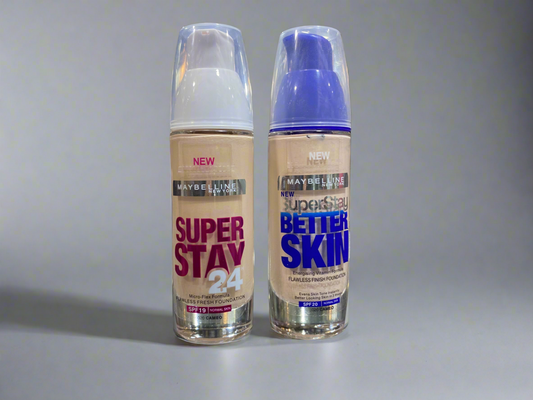 Maybelline Super stay and better skin foundation